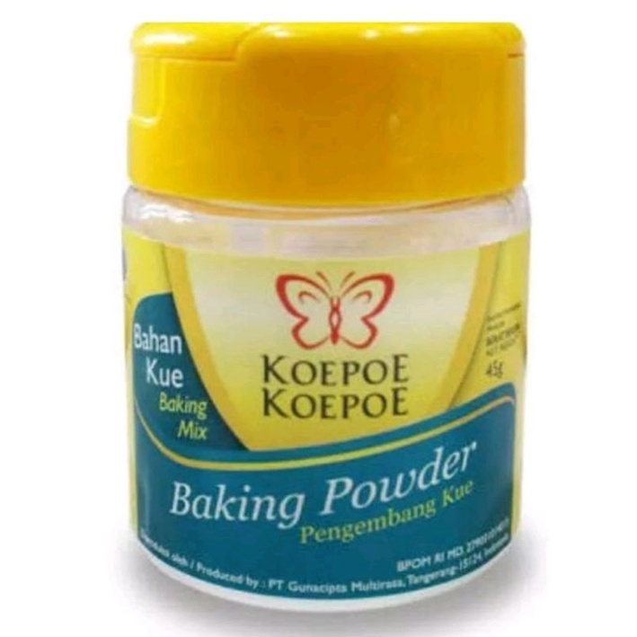 

Baking powder pengembang kue cap koepoe koepoe 45 gram