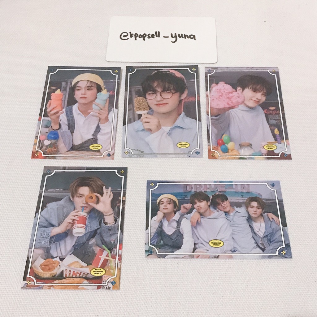TREASURE WORLD POB Photocard Weverse Shop Asahi / Doyoung / Yoshi / Junghwan