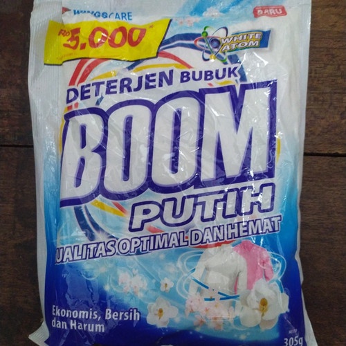 DETERGENT BOOM 5000 400 gram sabun cuci - Hijau, Merah dan Putih
