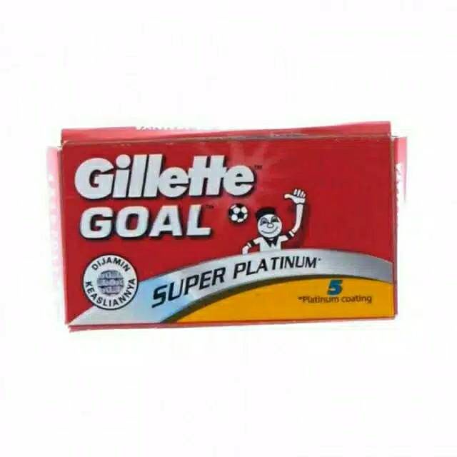 Silet Gillete Goal (Refill isi ulang Silet) 100% asli original Silet goal platinum Coated per pack I