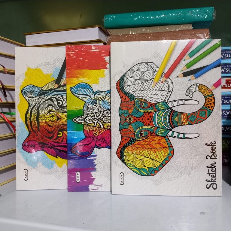 Sketch Book / Buku Sketsa Kiky A5 50 Lembar (1 Pcs)