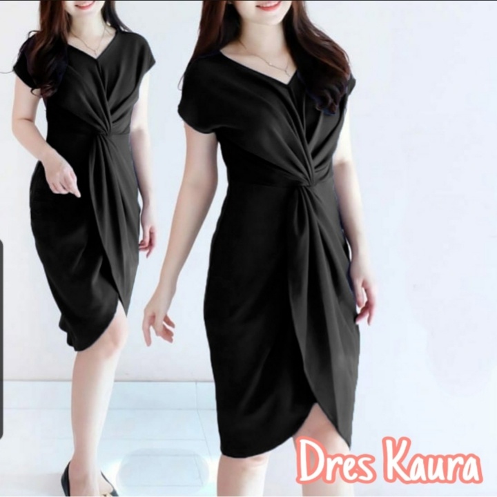 *[HNFK] Dress Casual / Dress Latifa / Dress Wanita Terbaru / Dress Polos / Dress