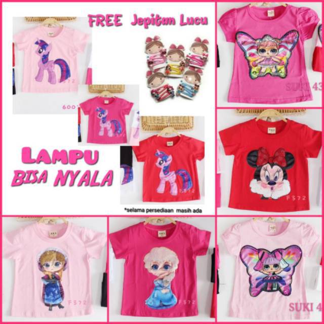 HAMPERS ANAK / KADO ULANG TAHUN KAOS ANAK DAN PERNAK PERNIK MENARIK SUPER MURAH