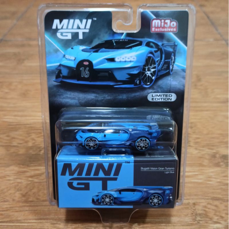 MINIGT Mini GT 1/64 Bugatti Vision GT Gran Turismo VGT Blue Mijo Blister Package