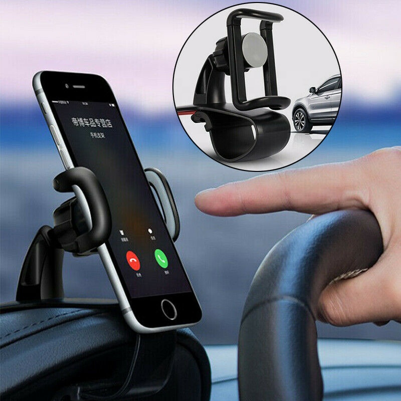 Holder HP Dasboard Mobil Jepit HD-22 Phone Holder 360 Rotation Tempat dudukan hp di mobil dashboard Stand Handphone