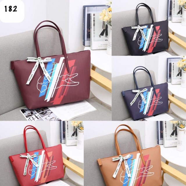Tas Batam  Lacoste Abstract Tote Bag 182