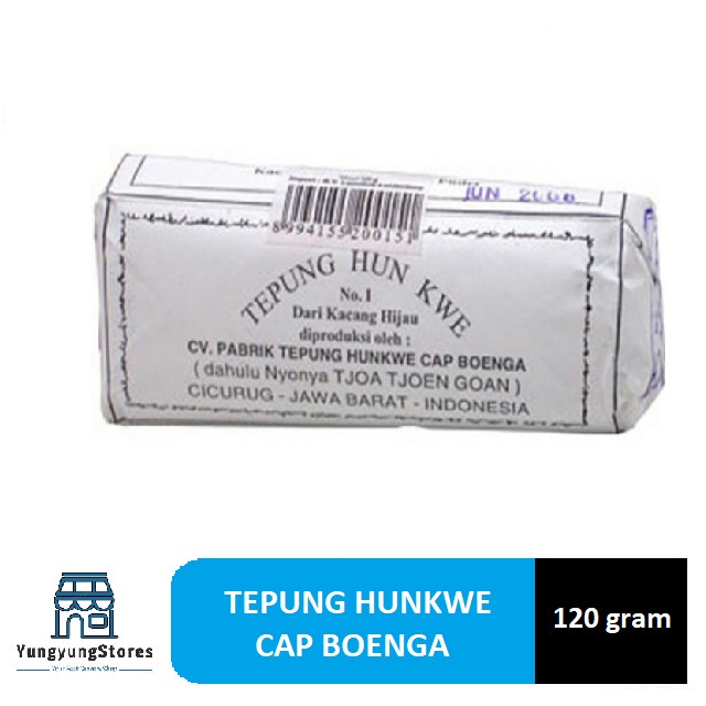 

PROMO [COD] Tepung Hun Kwe Cap Boenga 120 gram gr / Hunkue / Hunkwe