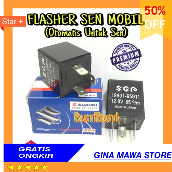 Flasher Sen - Relay Otomatis Sen Riting Mobil Suzuki Carry Futura T120SS Universal 12 Volt