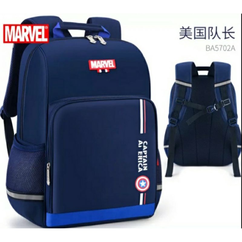 Tas Ransel Anak Laki laki Waterproof motif Marvel tas sekolah Anak TK SD SMP Ransel Import ransel tahan air kado ultah anak cowo