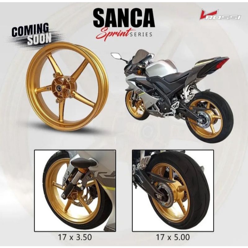 VELG R15V3/XSR/MT15 LEBAR