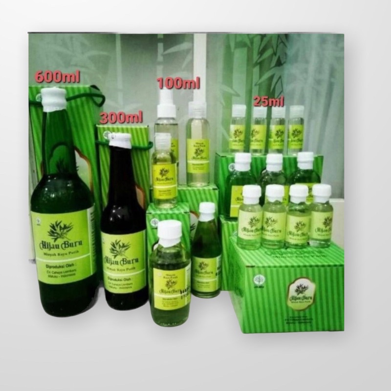 MINYAK KAYU PUTIH AMBON HIJAU BURU