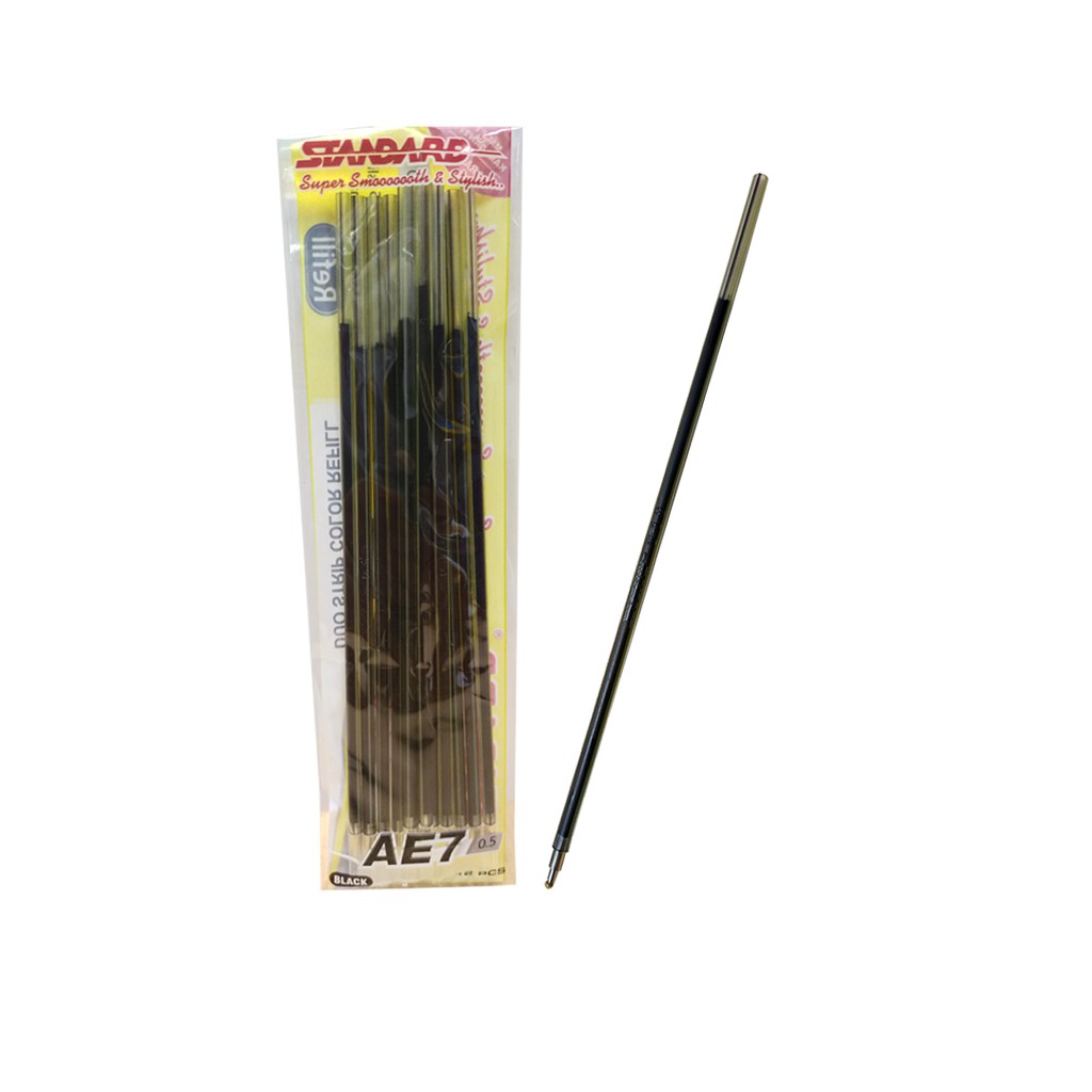 Standard Pen - Refill AE7 0.5 / 12 pcs ( Isi Pulpen, Pena