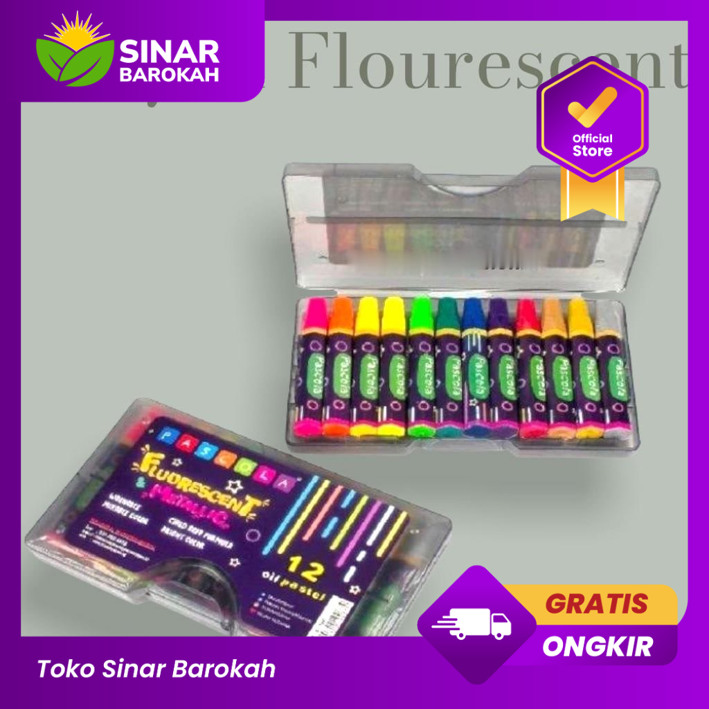 

CRAYON PASCOLA FLOURESCENT /GRAYON GLITER /CRAYON METALLIC /METALIK