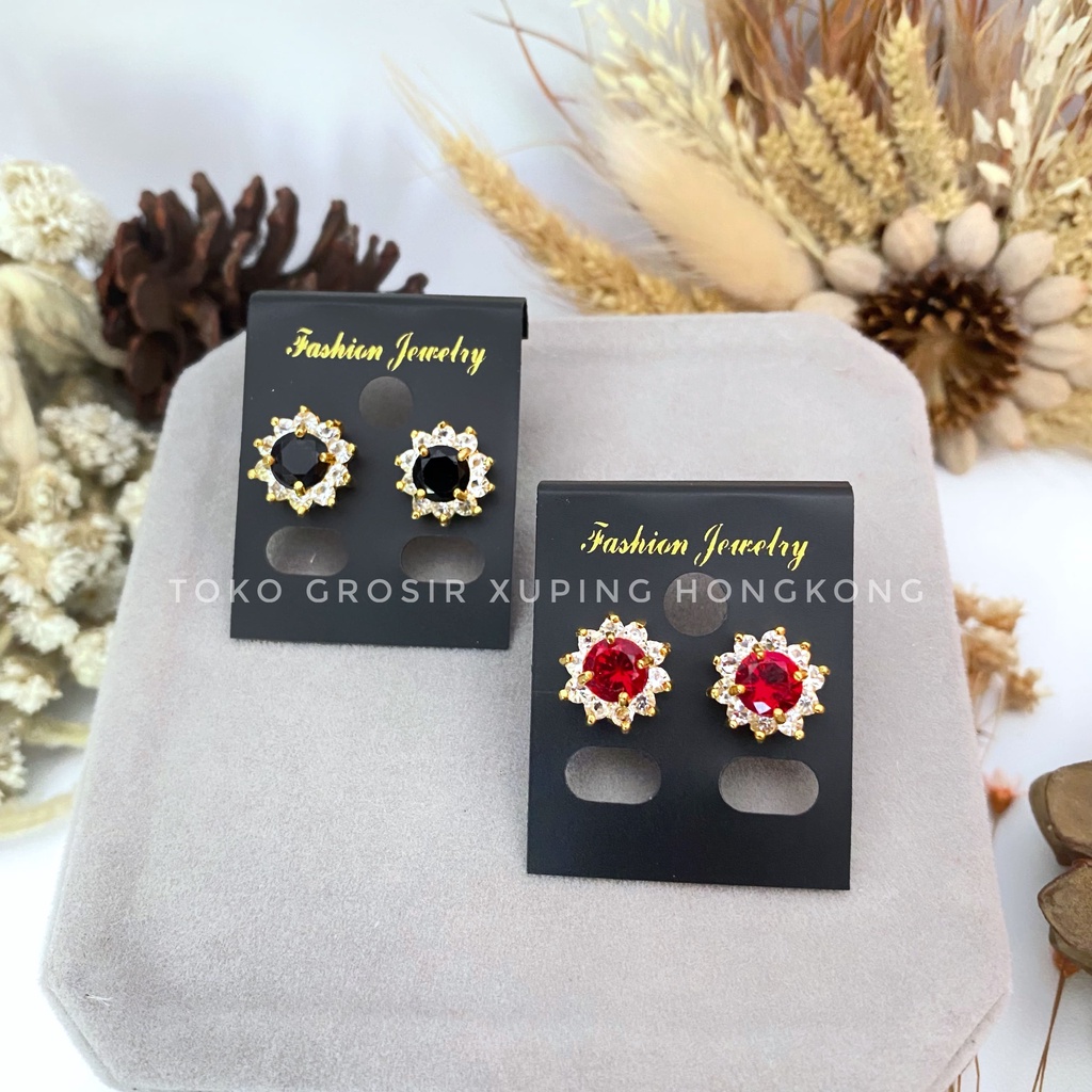 Sumpel/Anting Tusuk/Anting Stud/Giwang Xuping Hongkong bahan tembaga hongkong lapis emas hongkong an