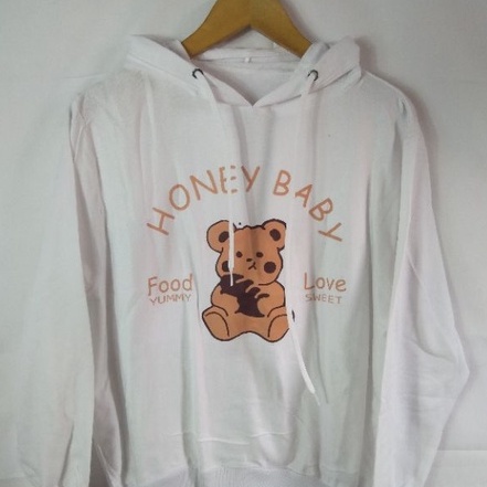 HONEY BABY BEAR SWEATER HOODIE JUMPER