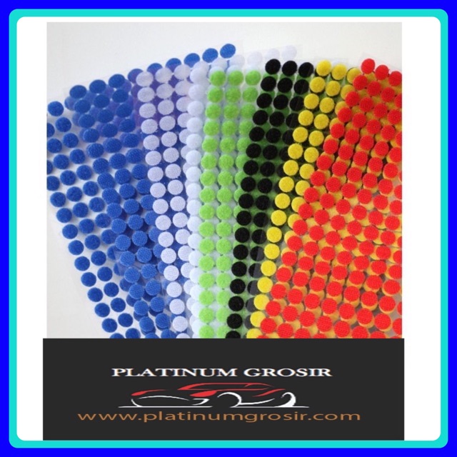 

Velcro dot strape 1 cm isi 6pcs