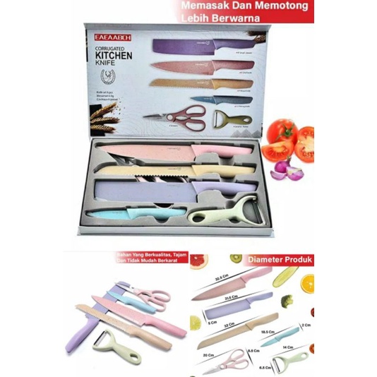 Pisau set jerami non magnet ER 0278