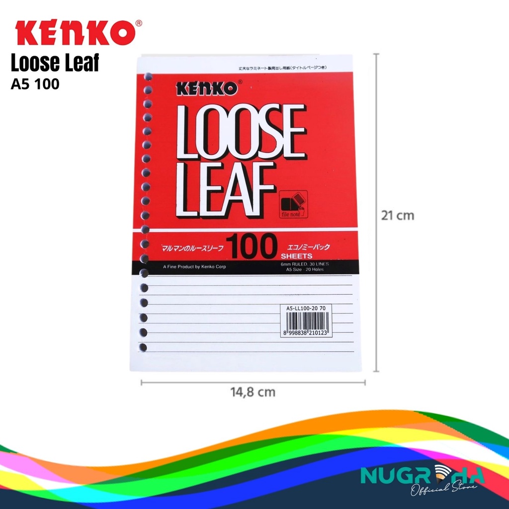 

LOOSE LEAF KENKO A5 100