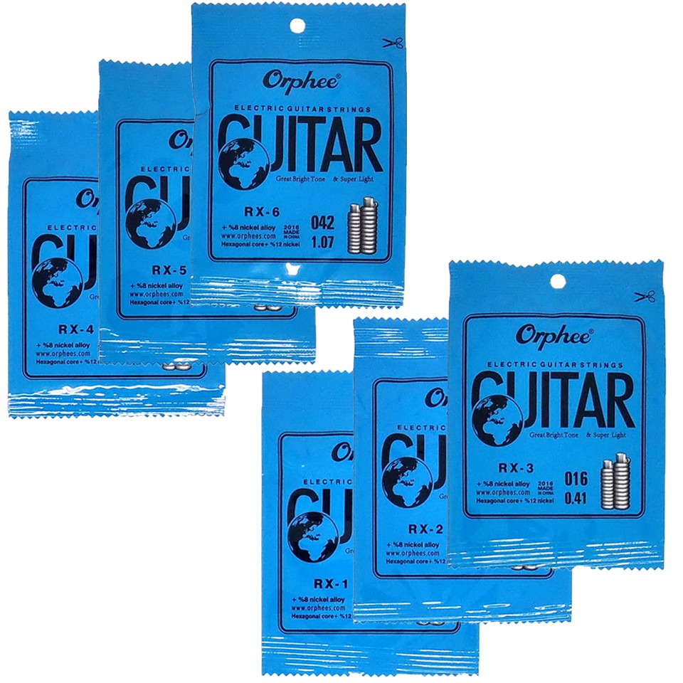 Orphee RX Single String Senar Gitar Elektrik Satuan