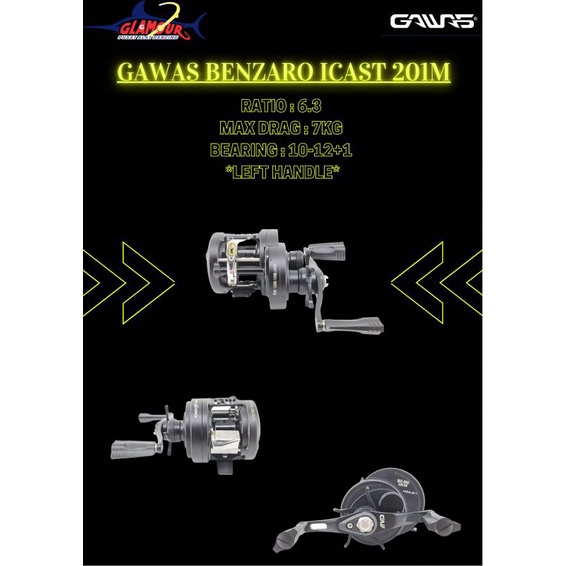 REEL PANCING / KATROL PANCING / KATROL GAWAS / GAWAS BENZARO CAST 201M