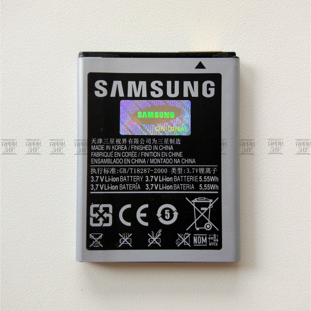 Baterai Samsung Galaxy XCover S5690 Original OEM Battery Batrai Batre HP SEIN Handphone