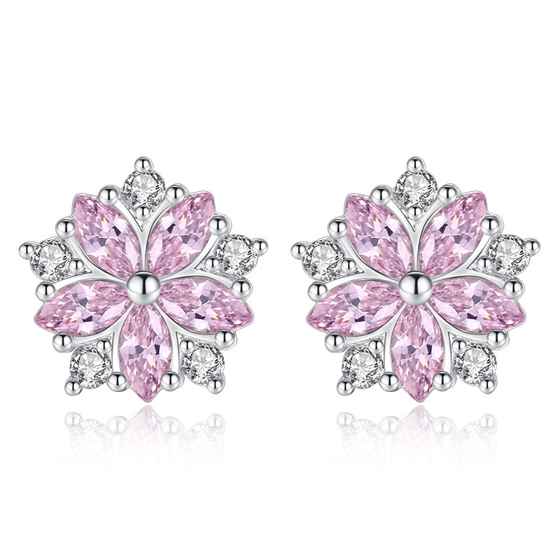 Anting Perak 925 Wanita Mata Kuda Fashion Perhiasan/Subang Telinga anting perempuan