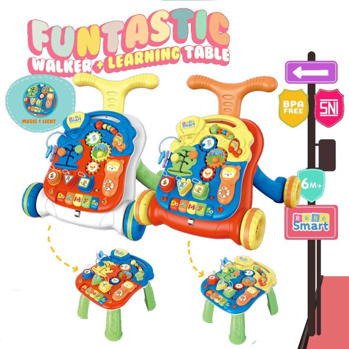 Bebe smart Funtastic Walker + Learning Table BHS101 / 102