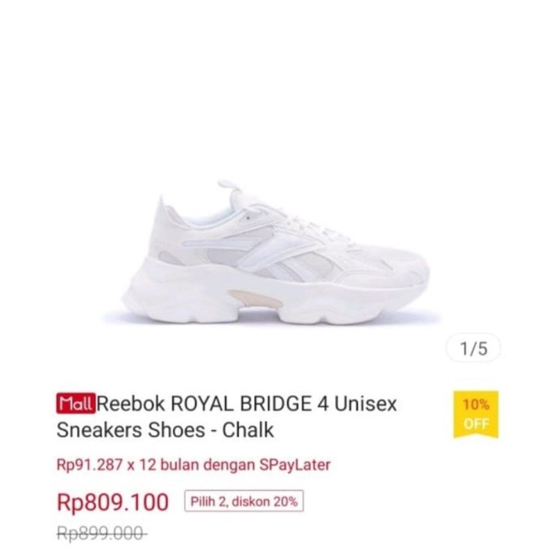 Reebok ROYAL BRIDGE 4 Unisex