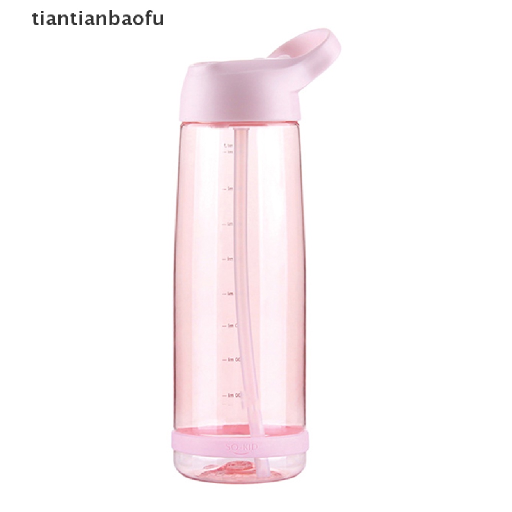 Botol Air Minum 1000ml Dengan Sedotan Ramah Lingkungan Bebas BPA Untuk Olahraga Outdoor