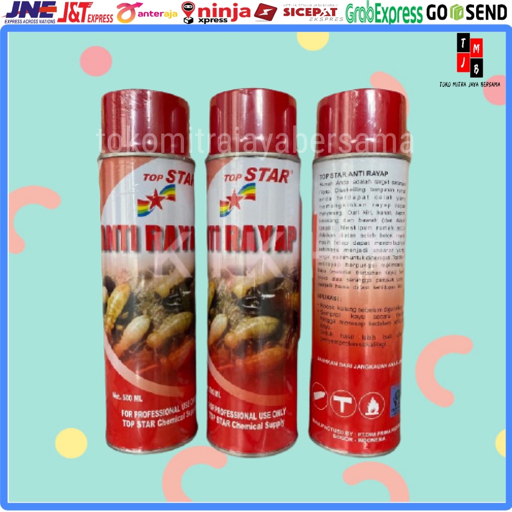 TOP STAR SPRAY OBAT SEMPROT ANTI RAYAP 500ML ORIGINAL 500 ML AMPUH