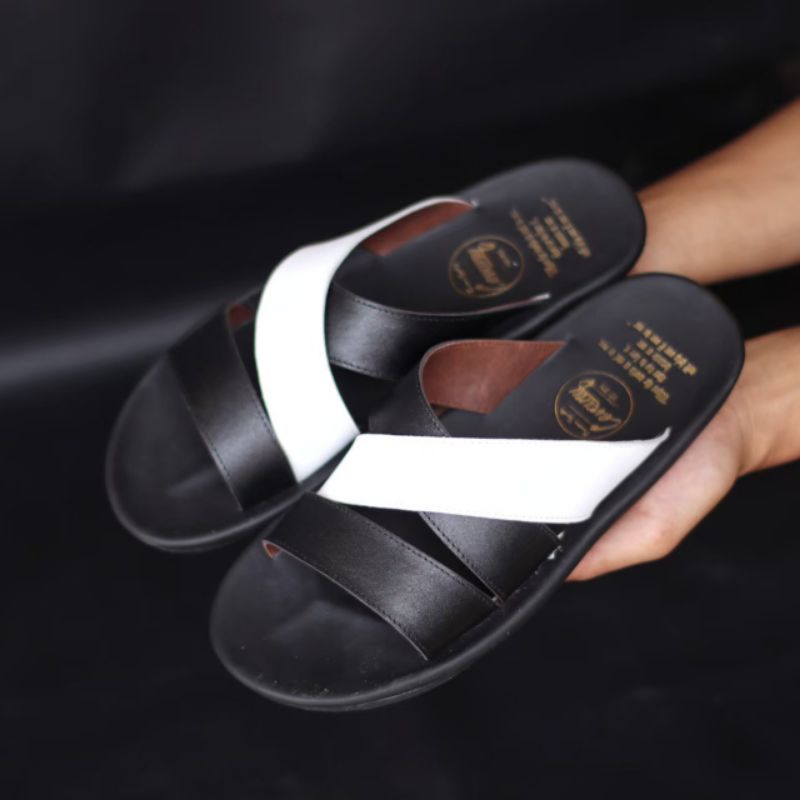 POULSEN BROWN Sandal pria kulit asli cevany original handmade sandal jepit kulit pria bisa COD