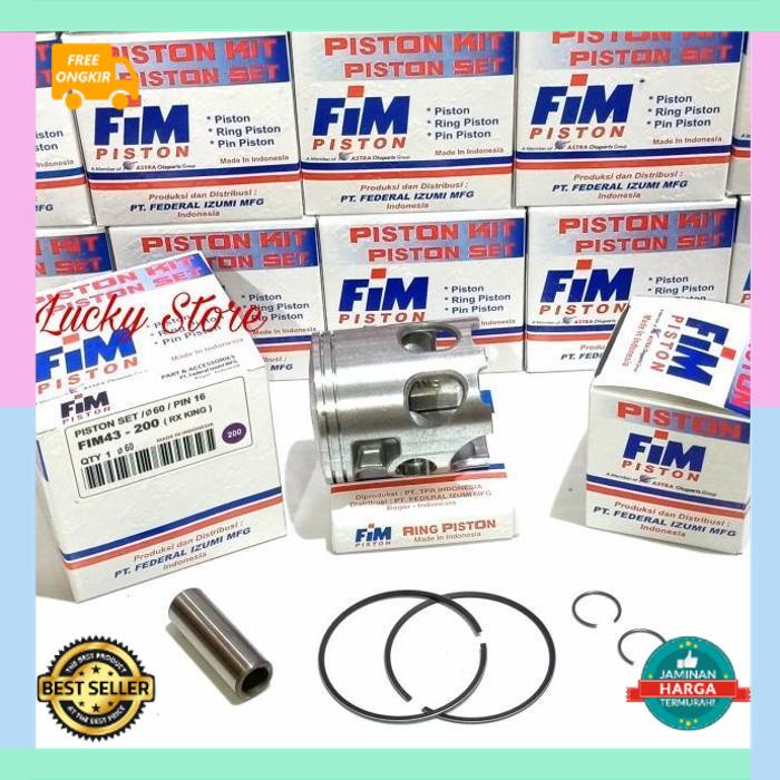COD ORIGINAL Piston Kit Fim 43 RX King ORIGINAL FIM,OS 150-175-200-225-250-300 PREMIUM