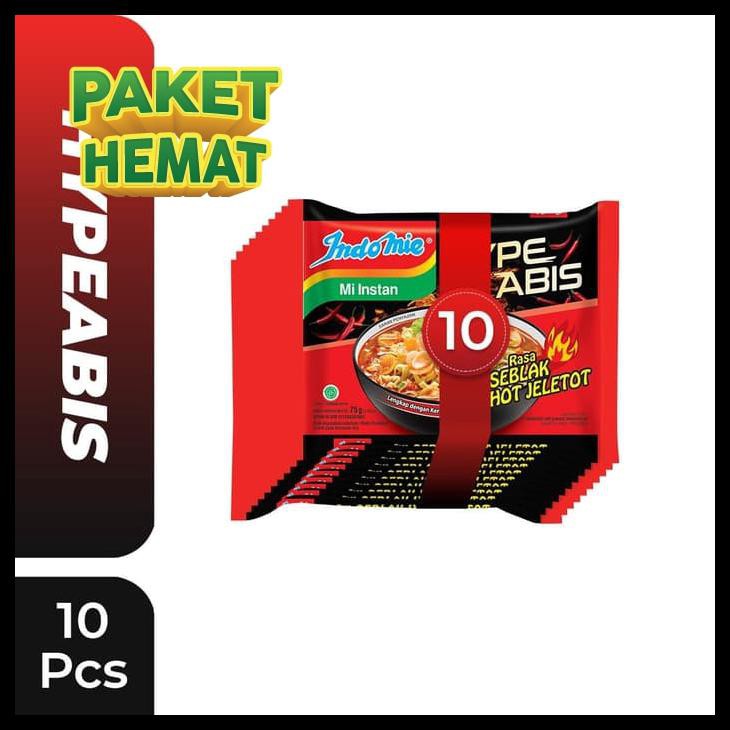 

10 Pcs - Indomie Hypeabis Rasa Seblak Hot Jeletot Promo