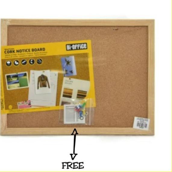 

Stok Terbatas Cork Notice Board Fibre Board 90x60cm 60x45cm 40x30cm Papan Mading Kayu Gabus Tempel ✓