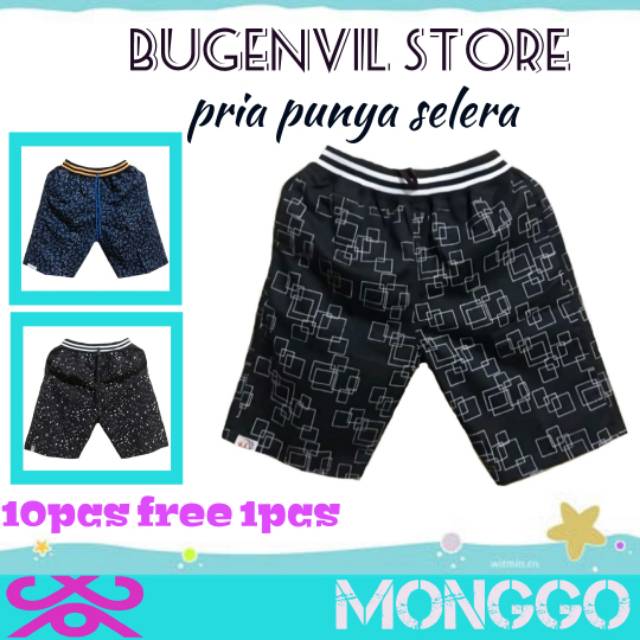 Kolor pria pendek kolor motif kolor murah