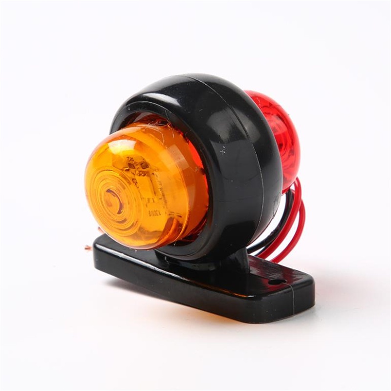 Lampu Sein Samping LED Warna Putih / Merah Untuk Mobil Truk / Trailer / Van / Caravan