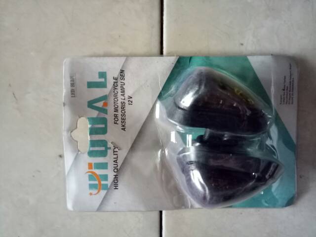 Sen Tempel Lampu Sen Led Segitiga Universal R15,Cbr150r,Gsx,Ninja,R25 &amp; Motor Lain Nya