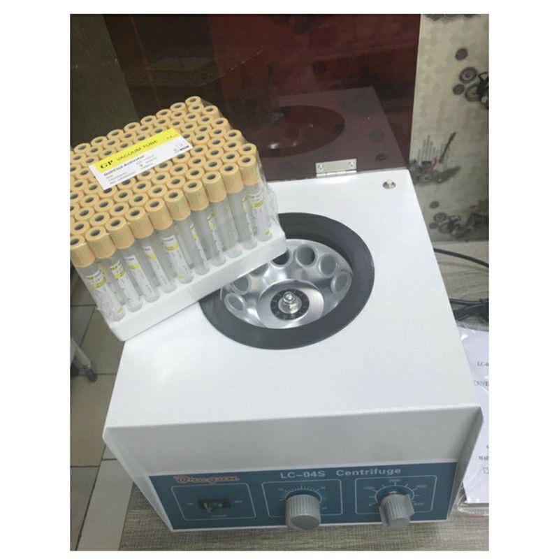 Mesin Centrifuge 12 Hole Dermatology untuk PRP Free Tabung 100 pcs