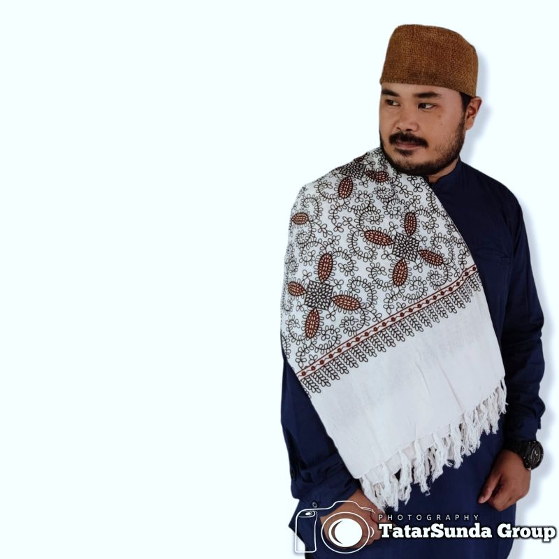 Surban Rida Kashmiri Batik Rayon Premium Sorban Panjang Lebar Habib Motif