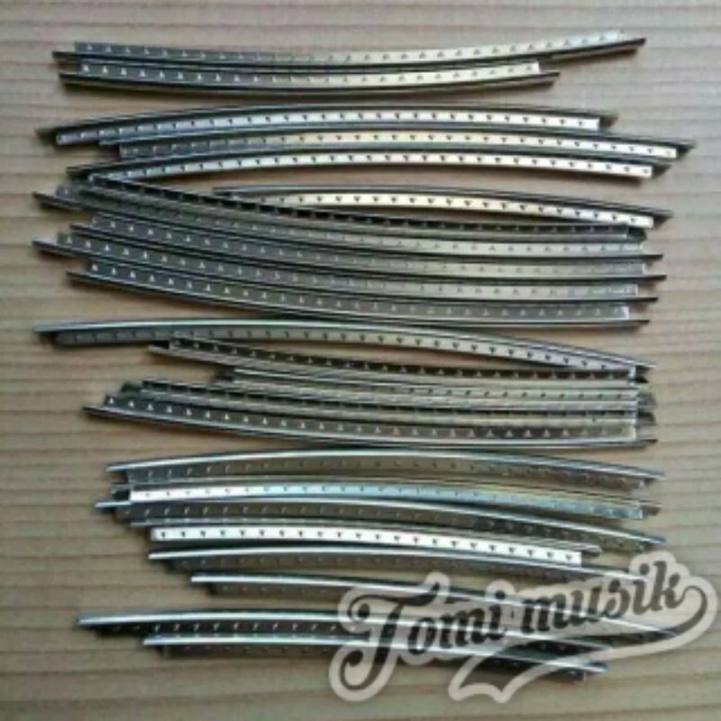 Fret gitar baja 24pcs akustik elektrik medium freet