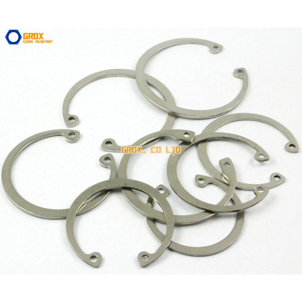 10 Pieces 52mm 304 Stainless Steel Internal Circlip Snap Retaining Ring
