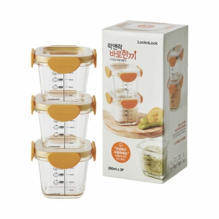 

LLG 510 S3 BABY FOOD CONTAINER 3P SET LOCK & LOCK