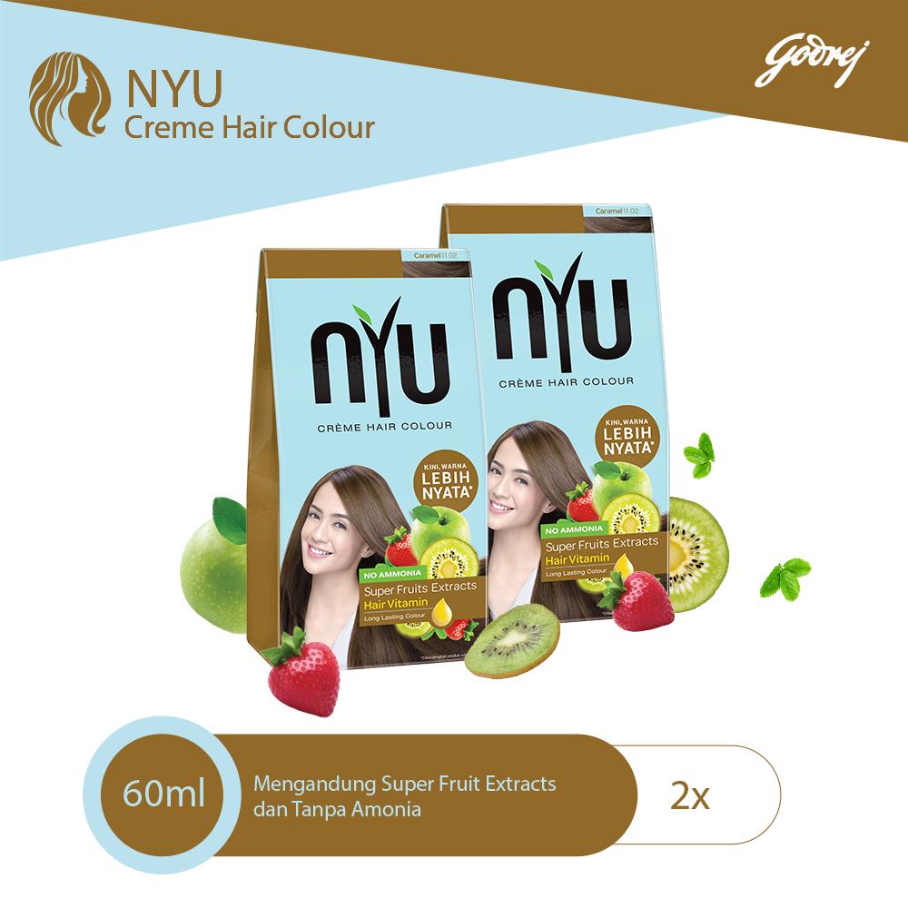 NYU Creme Hair Colour Caramel x 2 Pcs