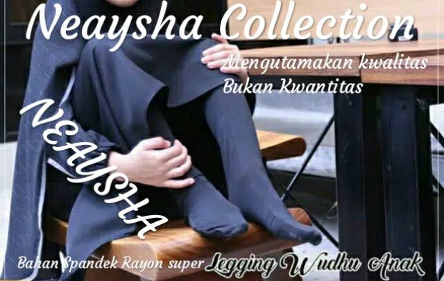 Legging wudhu anak bahan spandek rayon super