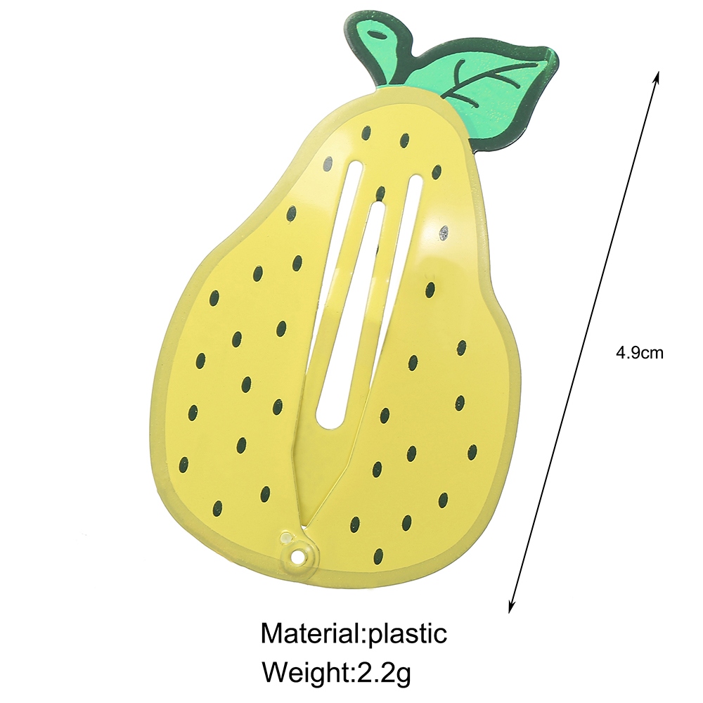 Jepit Rambut Bentuk Buah Pir Warna-Warni Gaya Korea Untuk Anak