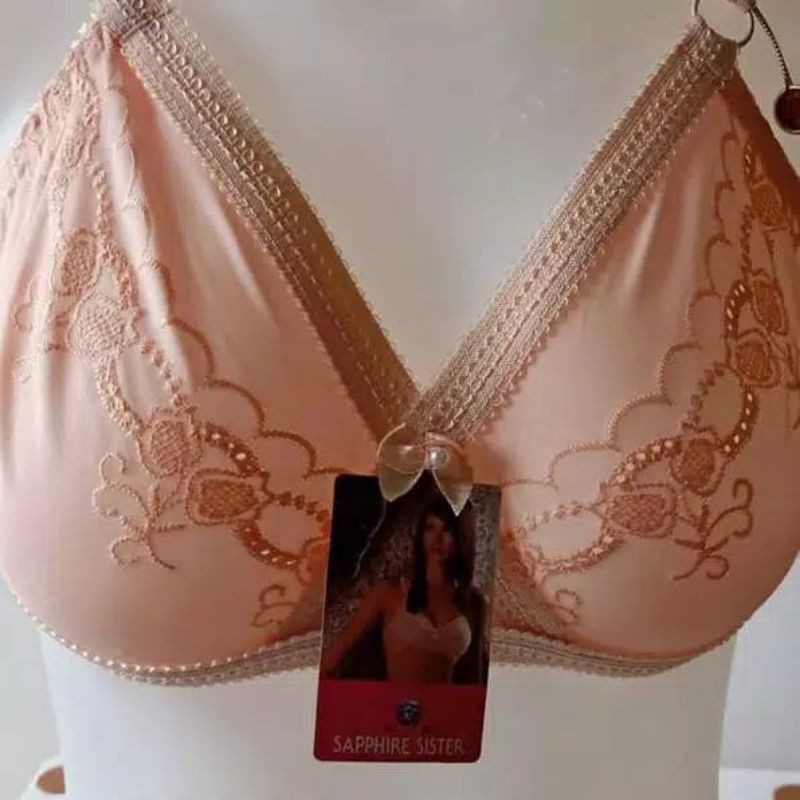 SAPPHIRE Sister Doreen Bra Tanpa Kawat &amp; Busa Original ini