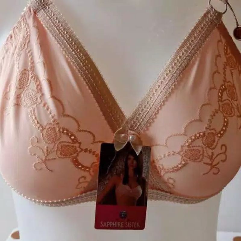 SAPPHIRE Sister Doreen Bra Tanpa Kawat &amp; Busa Original ini