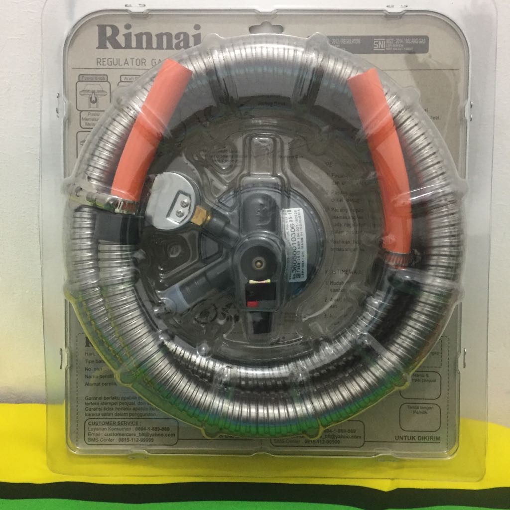 RINNAI RG-622MS Regulator Meter &amp; Selang Gas