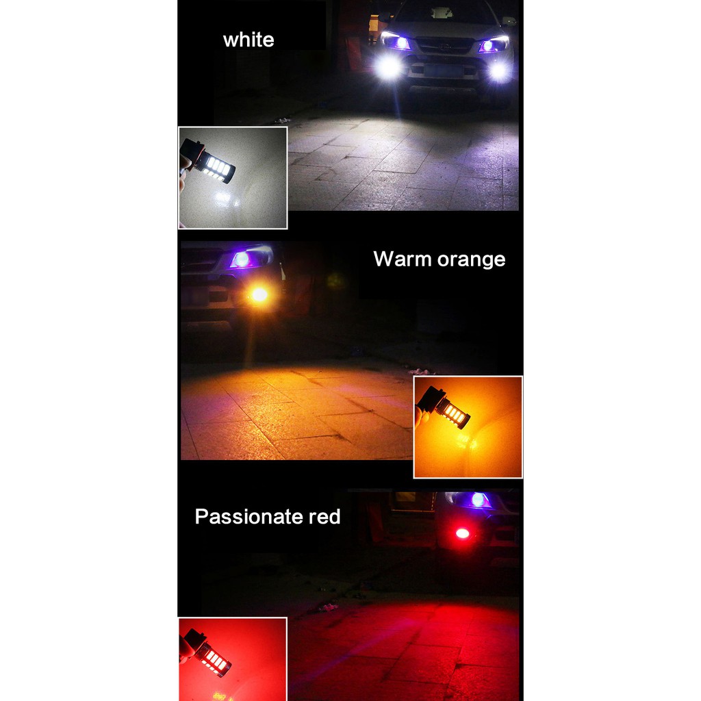 1x【In stock】Car LED fog lamp H4 H7 H8 H11 9005 9006 P13W H16