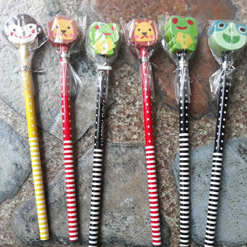 

Pensil + Penghapus Lucu